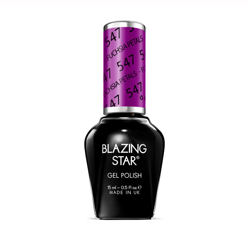 BLAZING STAR Gel Polish - Fucshia Petals - BSG547