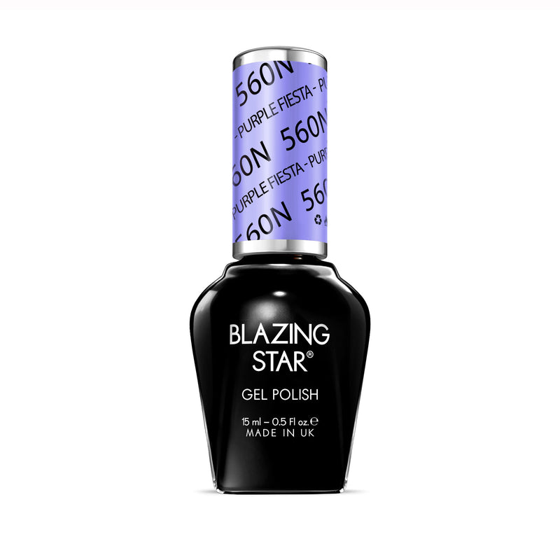 BLAZING STAR Gel Polish - Purple Fiesta - BSG560N