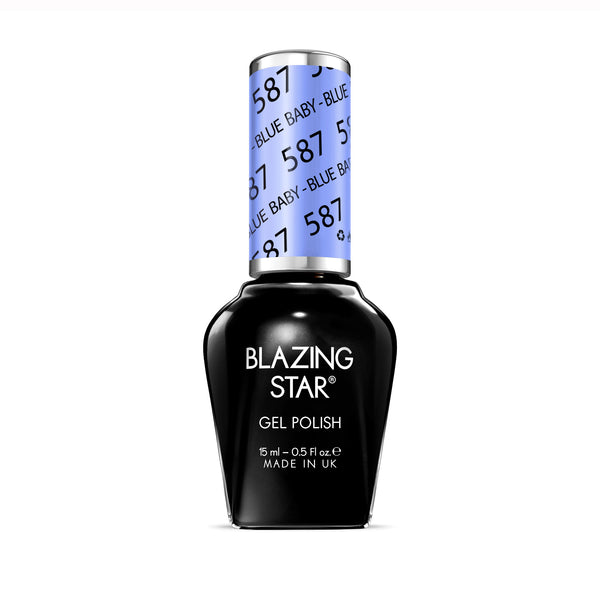BLAZING STAR Gel Polish - Blue Baby - BSG587