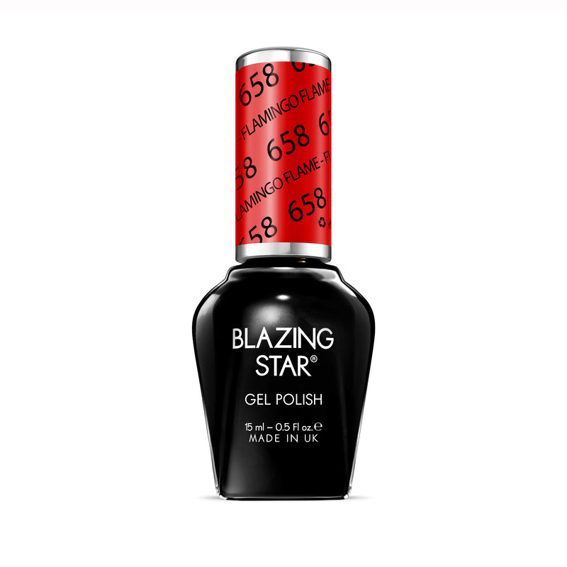 BLAZING STAR Gel Polish - Flamingo Flame - BSG658