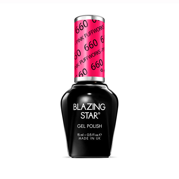 BLAZING STAR Gel Polish - Pink Puffworks - BSG660