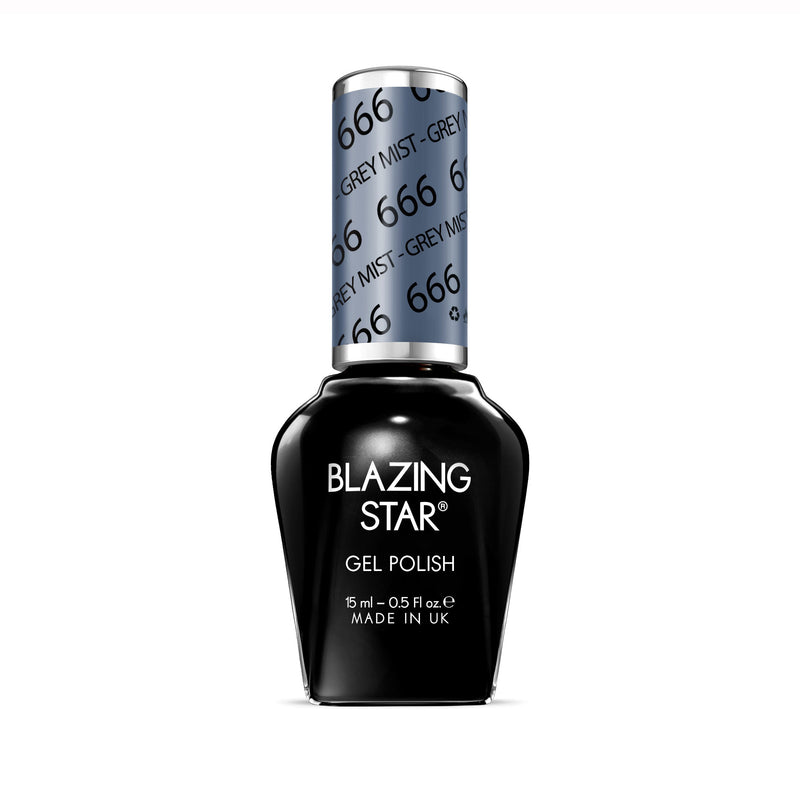 BLAZING STAR Gel Polish - Grey Mist - BSG666