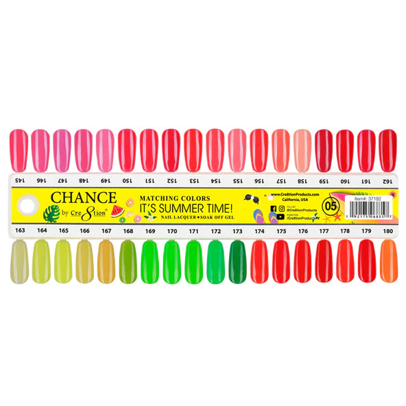 Chance Gel & Nail Lacquer - It's Summer Time Collection - Set of 36 Co