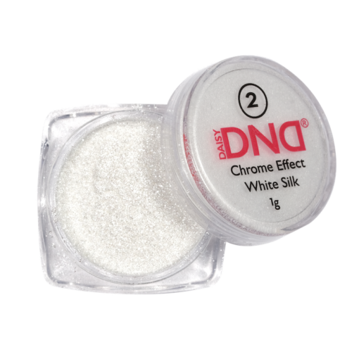 DND CHROME EFFECT - WHITE SILK 1G