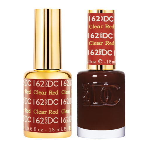DC162 - Matching Gel & Nail Polish - Clear Red