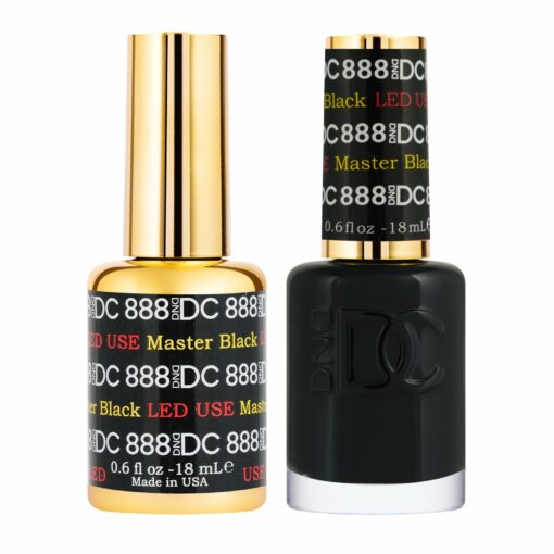 DC888 - Matching Gel & Nail Polish  - Master Black