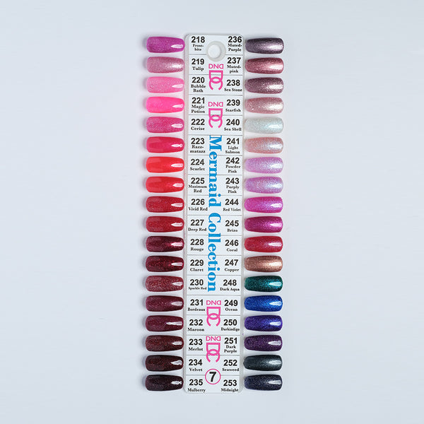 DC Mermaid Collection - Swatch #7 - Set of 36 Colors