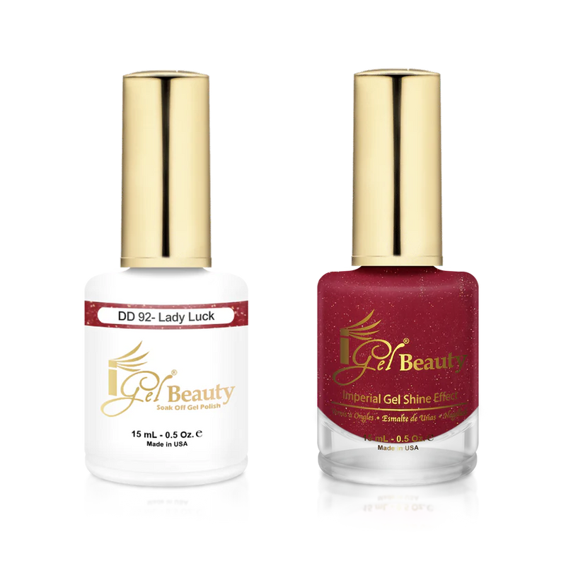 IG092 - IGEL DUO GEL & POLISH 0.5oz - LADY LUCK
