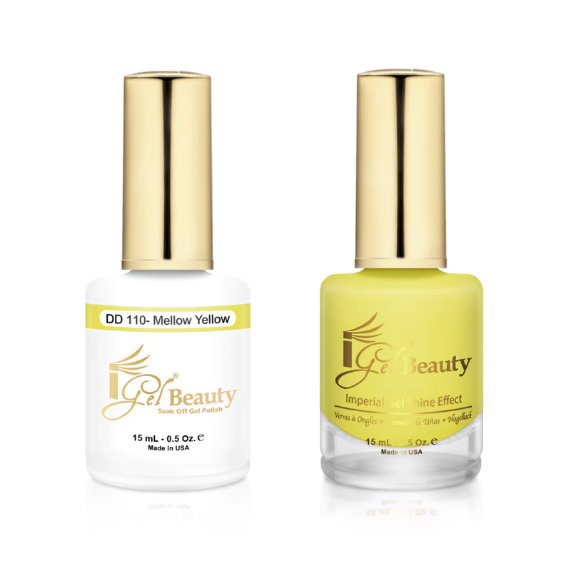 IG110 - IGEL DUO GEL & POLISH 0.5oz - MELLOW YELLOW