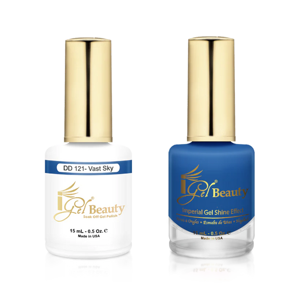 IG121 - IGEL DUO GEL & POLISH 0.5oz - VAST SKY