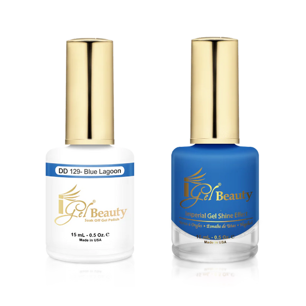 IG129 - IGEL DUO GEL & POLISH 0.5oz - BLUE LAGOON