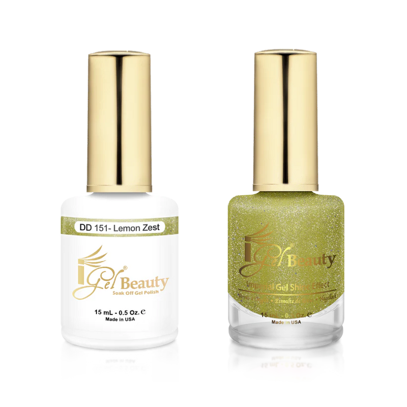 IG151 - IGEL DUO GEL & POLISH 0.5oz - LEMON ZEST
