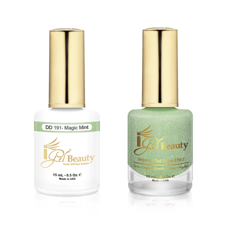 IG191 - IGEL DUO GEL & POLISH 0.5oz - MAGIC MINT
