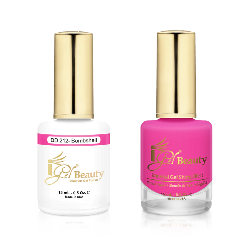 IG212 - IGEL DUO GEL & POLISH 0.5oz - BOMBSHELL