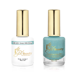 IG223 - IGEL DUO GEL & POLISH 0.5oz - GREEN WITH ENVY
