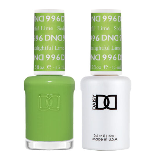 DND996 -  Matching Gel & Nail Polish - Sodalightful Lime