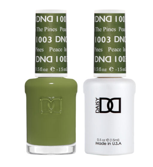 DND1003 -  Matching Gel & Nail Polish - Peace in the Pines