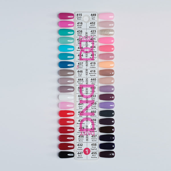 DND Duo Gel Polish - Swatch #1 - Set of 36 Colors