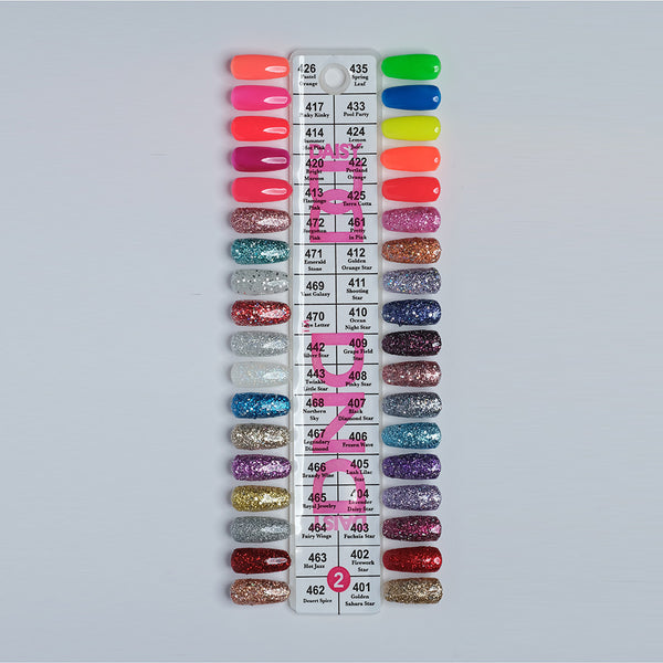 DND Duo Gel Polish - Swatch #2 - Set of 36 Colors