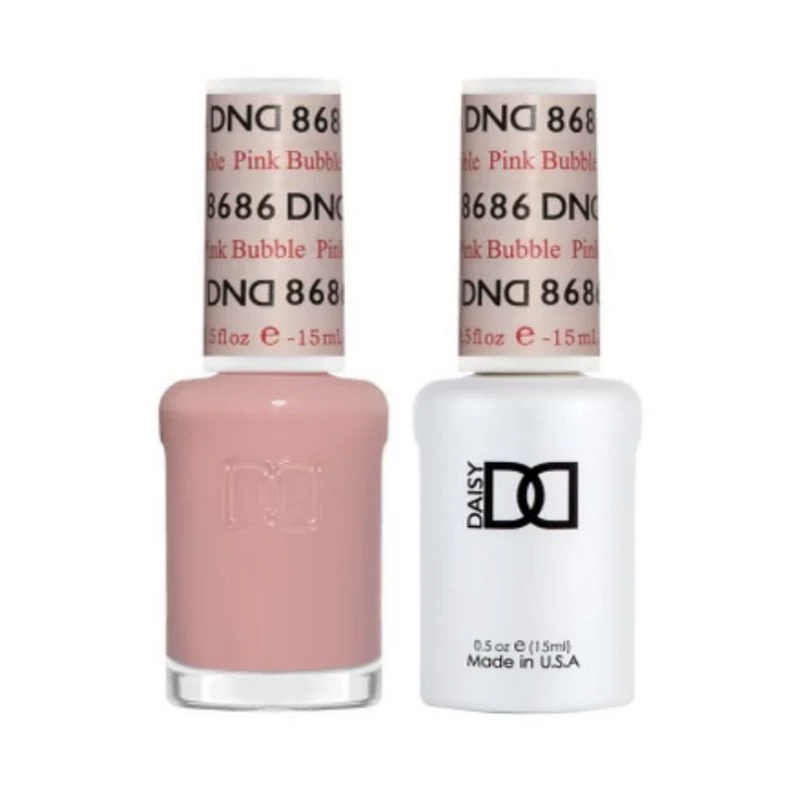 DND8686 - Matching Gel & Nail Polish -  Pink Bubble