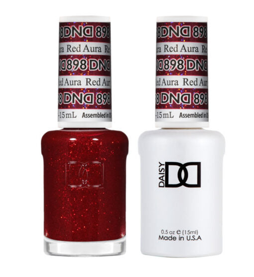 DND898 -  Matching Gel & Nail Polish - Red Aura