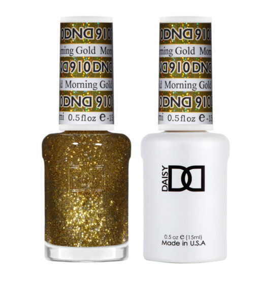 DND910 - Matching Gel & Nail Polish - Morning Gold
