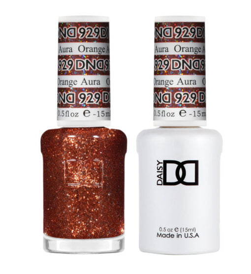 DND929 - Matching Gel & Nail Polish - Orange Aura