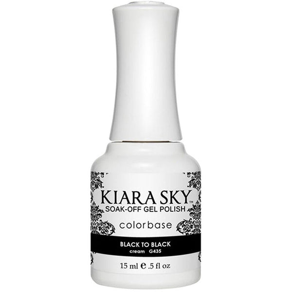KIARA SKY Gel Polish – G435 Black To Black