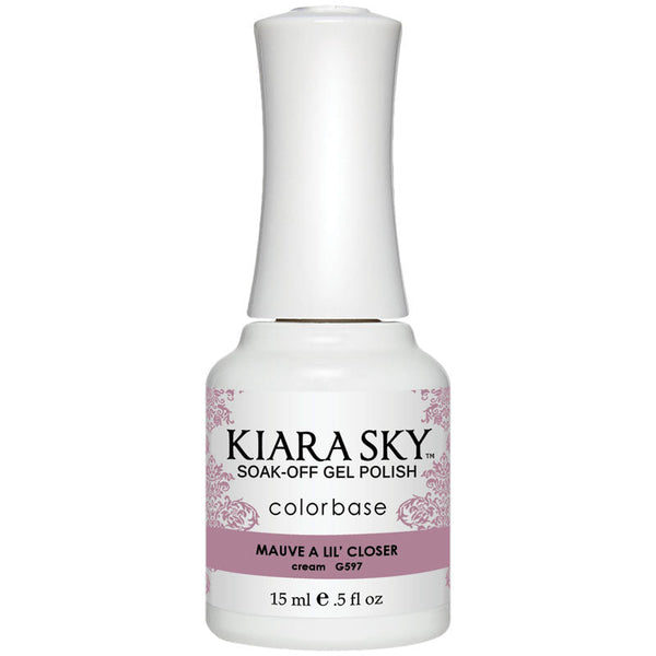 KIARA SKY Gel Polish – G597 Mauve A Lil Closer