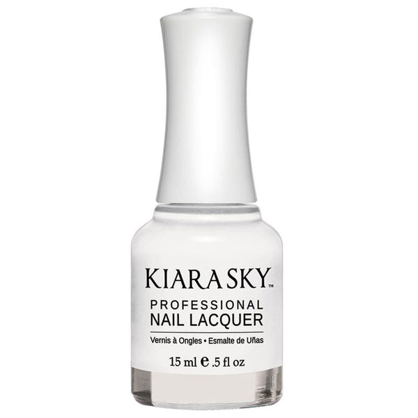 KIARA SKY Nail Lacquer – N401 Pure White