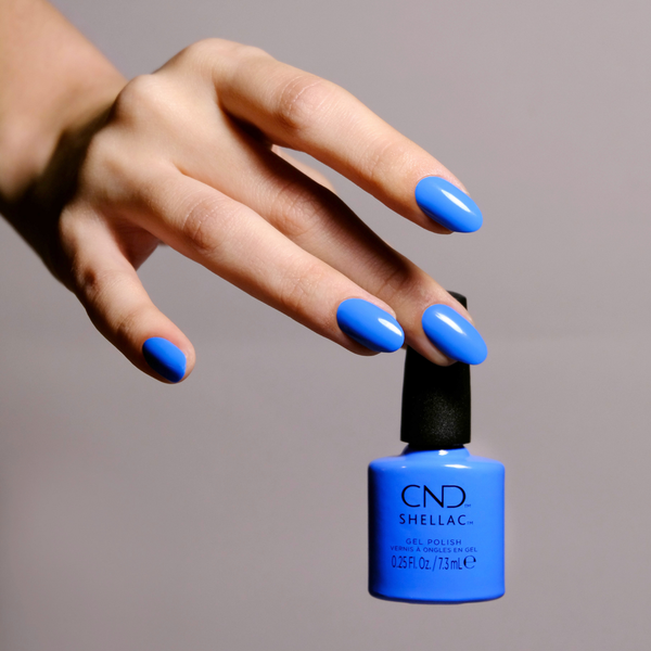 CND SHELLAC GEL POLISH - MOTLEY BLUE