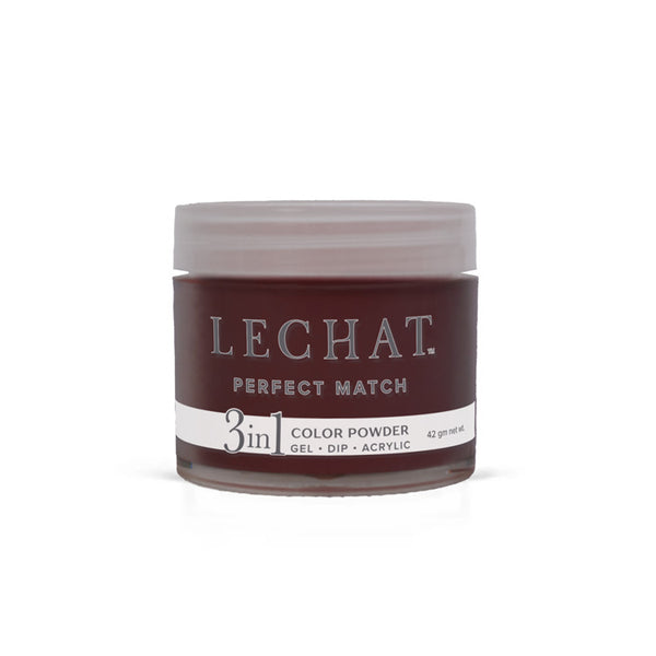 LECHAT Perfect Match Dip Powder - PMDP132 - MAROONSCAPE