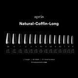 apres - Gel-X Tips - Natural Coffin Long 2.0 Box of Tips 14 sizes