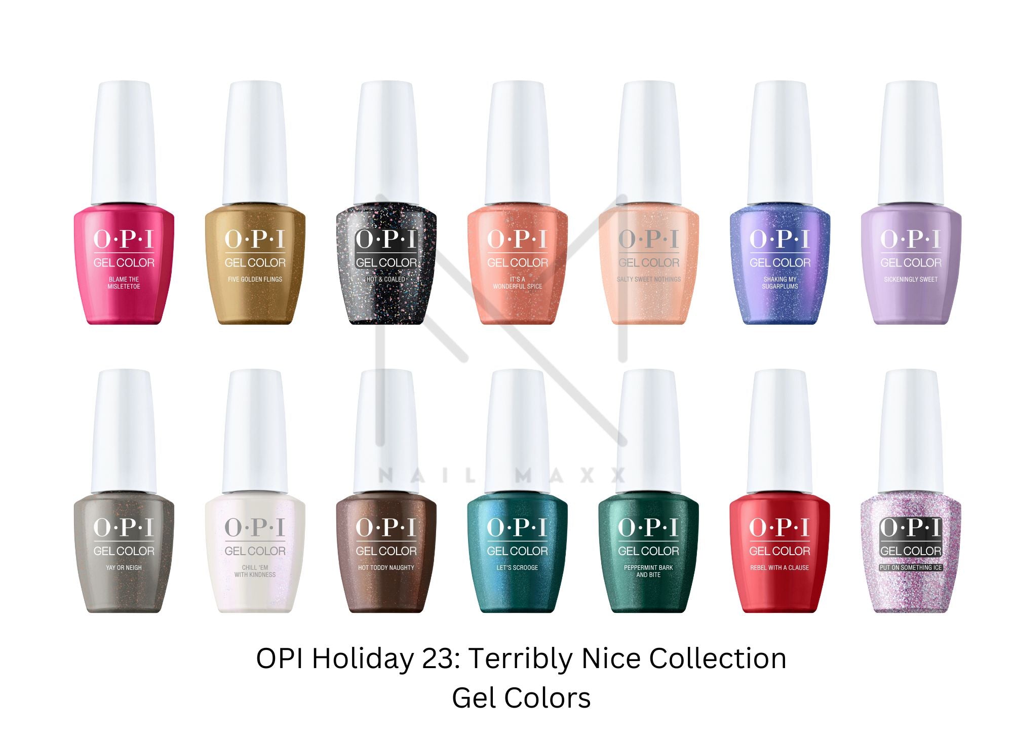 OPI GELCOLOR HOLIDAY 23 TERRIBLY NICE COLLECTION