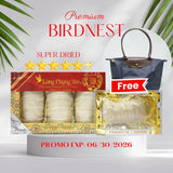PROMO TỔ YẾN - SUPER DRIED (JUMBO - LARGE SIZE) 250 GRAMS - FREE PREMIUM DIRED 50 GRAMS