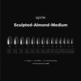 apres - Gel-X Tips - Sculpted Almond Medium 2.0 Box of Tips 14 sizes