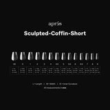 apres - Gel-X Tips - Sculpted Coffin Short 2.0 Box of Tips 14 sizes