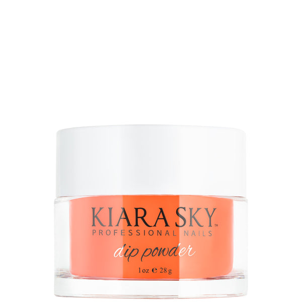 KIARA SKY Dip Powder – D542 Twizzly Tangerine