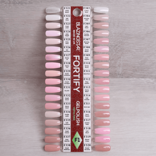 BLAZINGSTAR FORTIFY GEL - F1 SET - 36 COLORS