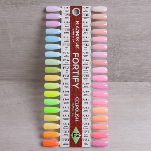 BLAZINGSTAR FORTIFY GEL - F2 SET - 36 COLORS