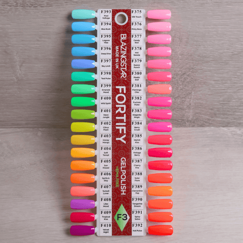 BLAZINGSTAR FORTIFY GEL - F3 SET - 36 COLORS