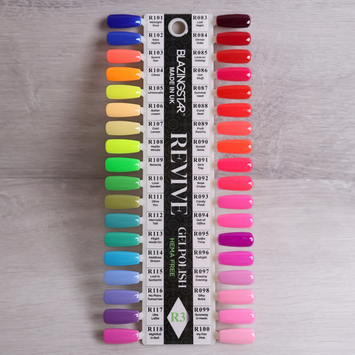 BLAZINGSTAR REVIVE GEL - R3 SET - 36 COLORS