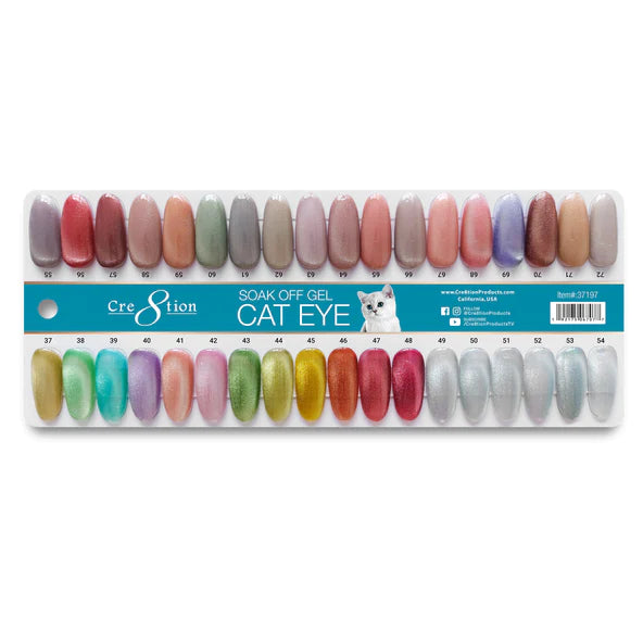 CRE8TION Cat Eye Full Set 36 Colors (#37 - #72)