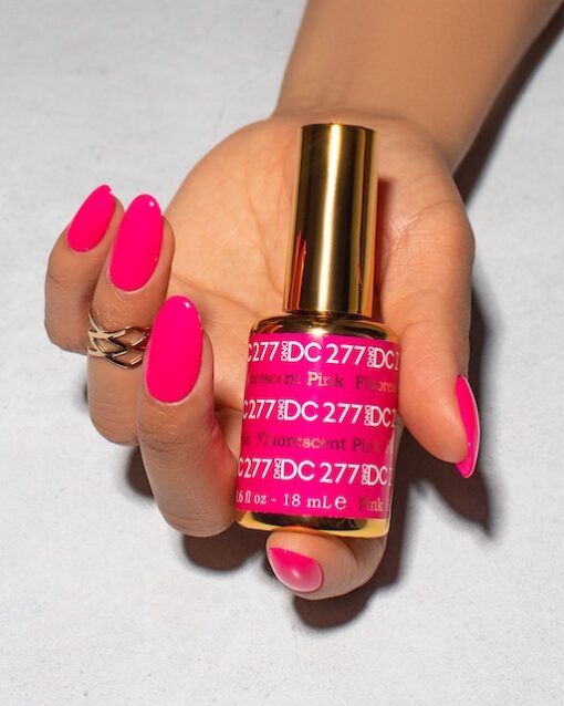 DC277 - Matching Gel & Nail Polish - Fluorescent Pink