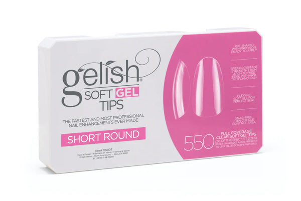 HARMONY GELISH Soft Gel Tips - Short Round