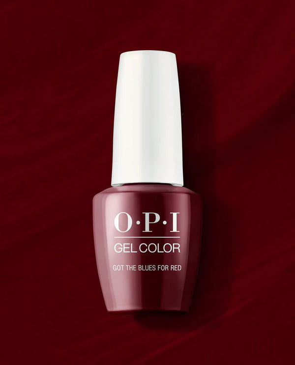 OPI GELCOLOR - GCW52 - GOT THE BLUES FOR RED