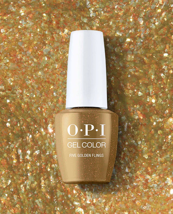 OPI GELCOLOR - HPQ02 - FIVE GOLDEN FLINGS