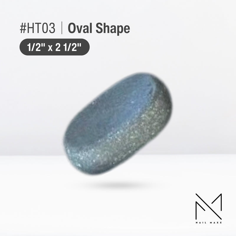 Hot Stone Oval Shape 1/2" x 1 1/2"