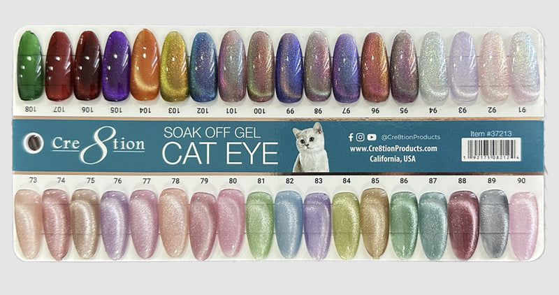 CRE8TION Cat Eye Full Set 36 Colors (#73 - #108)