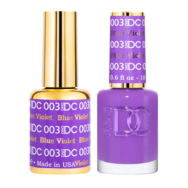 DC003 -  Matching Gel & Nail Polish - Blue Violet